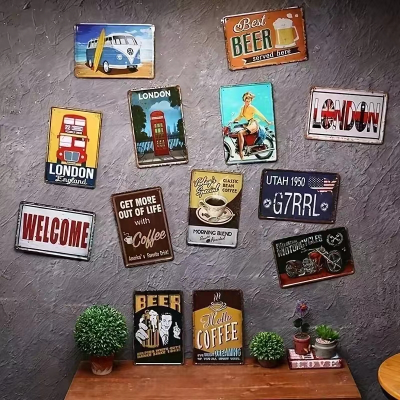 Custom Iron Wall Decor Vintage - مراجعة Home Bar Word وسعره