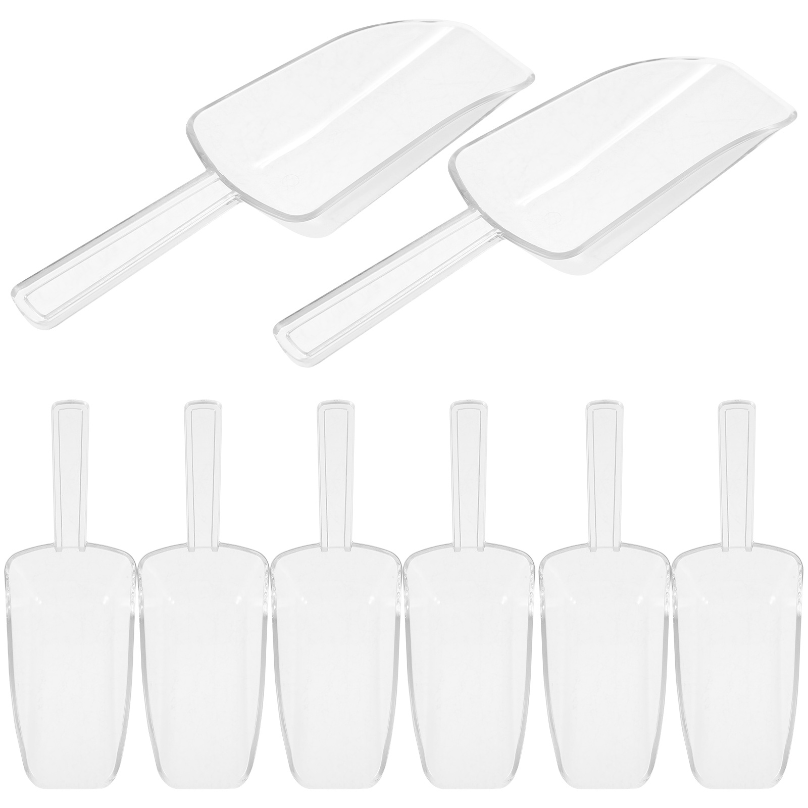 8Pcs Food Scoop Mini Clear Pla - مراجعة Ice Pick Pick وسعره