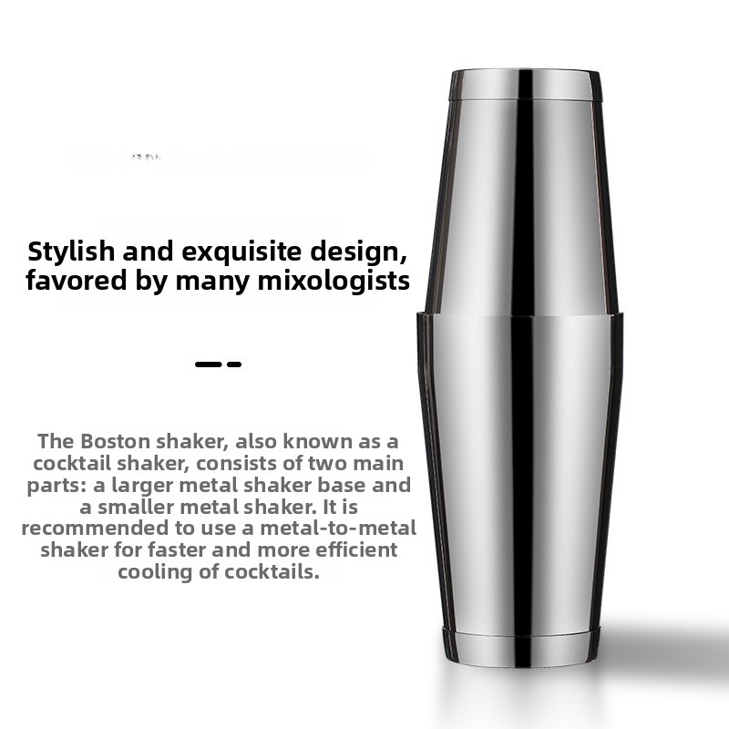 Stainless Steel Bar Tool Set C - مراجعة Boston Shaker Set وسعره
