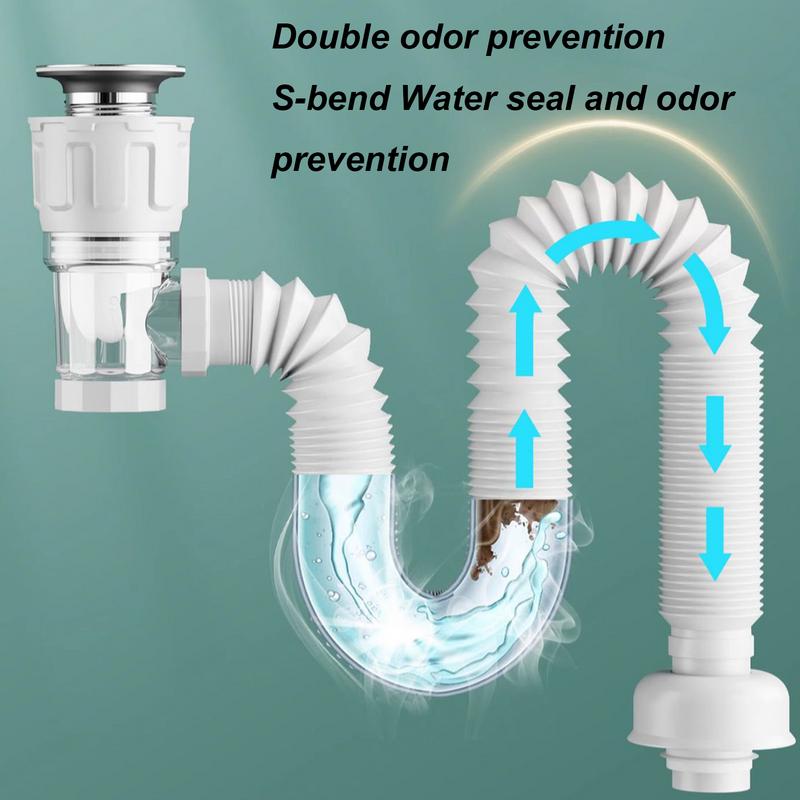 Telescoping Anti-odor Drain Pi - مراجعة Home Bar Sink وسعره