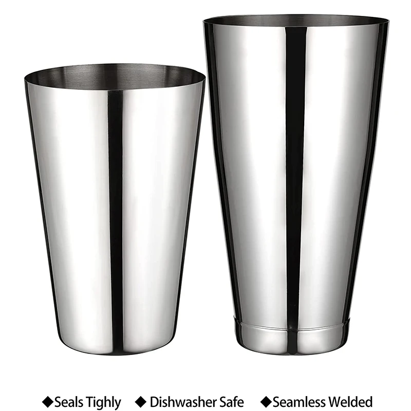 18oz & 28oz Cocktail Shaker Se - مراجعة Boston Shaker Set وسعره