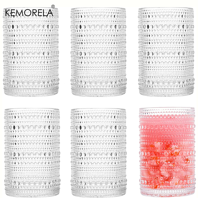 15oz Hobnail Drinking Glasses  - مراجعة Highball Glass Set وسعره