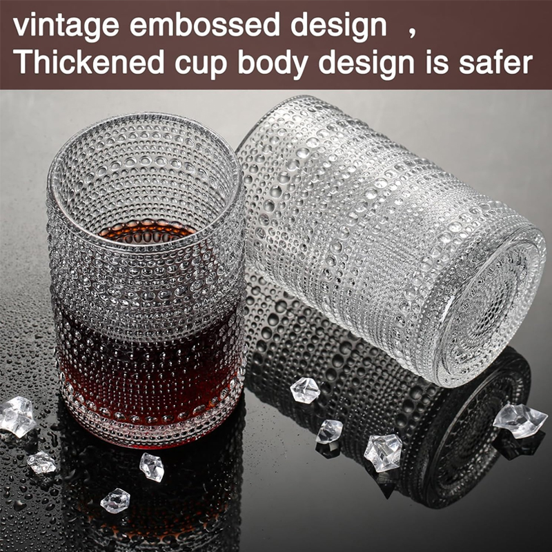 15oz Hobnail Drinking Glasses  - مراجعة Highball Glass Set وسعره