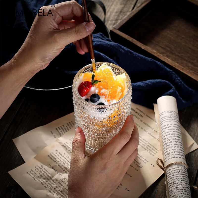 15oz Hobnail Drinking Glasses  - مراجعة Highball Glass Set وسعره