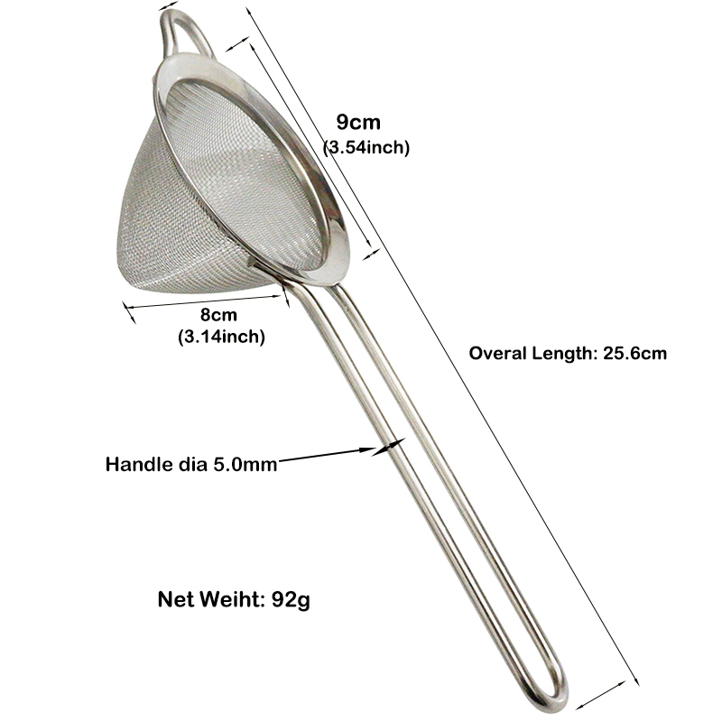 Fine Mesh Cocktail Strainer Co - مراجعة Bitters Bottle Set وسعره