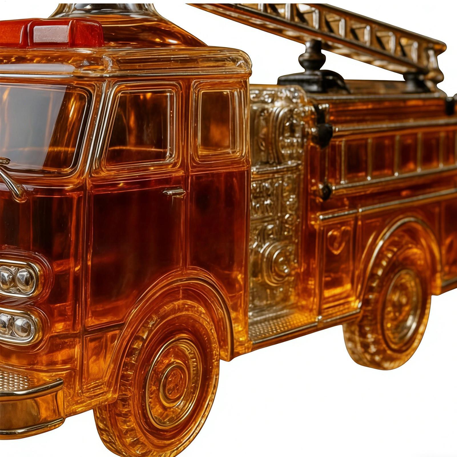 Whiskey Bottle 300ml Fire Truc - مراجعة Home Bar And Cabinet وسعره