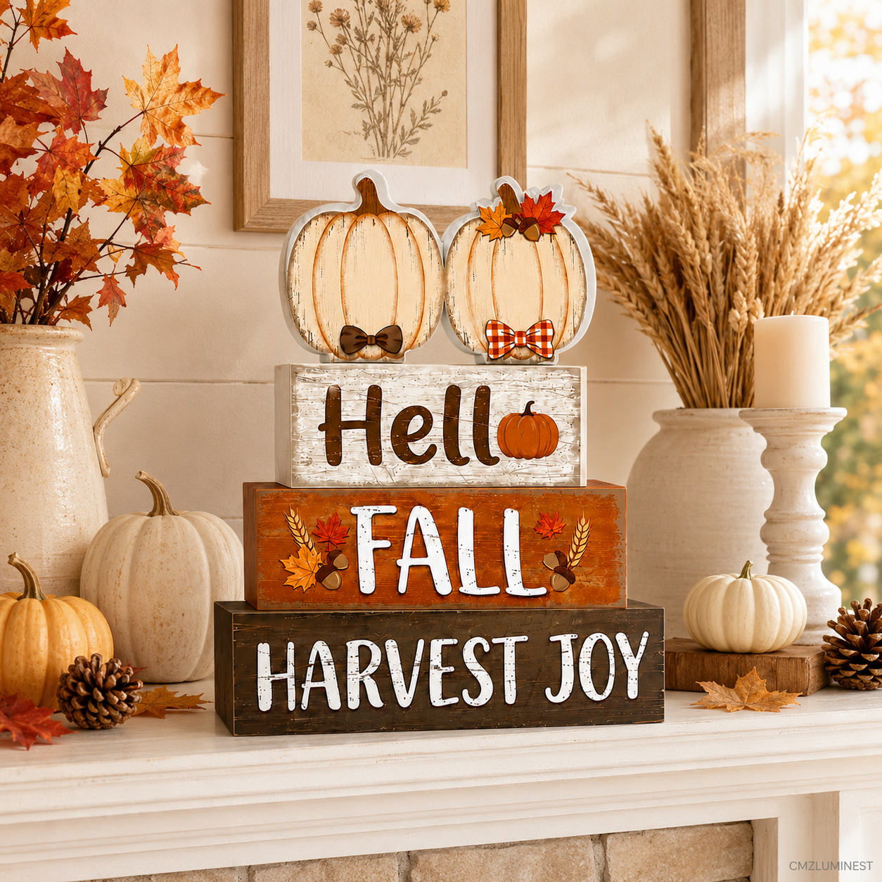 Autumn Layered Tray Decoration - مراجعة Home Bar Shelves وسعره