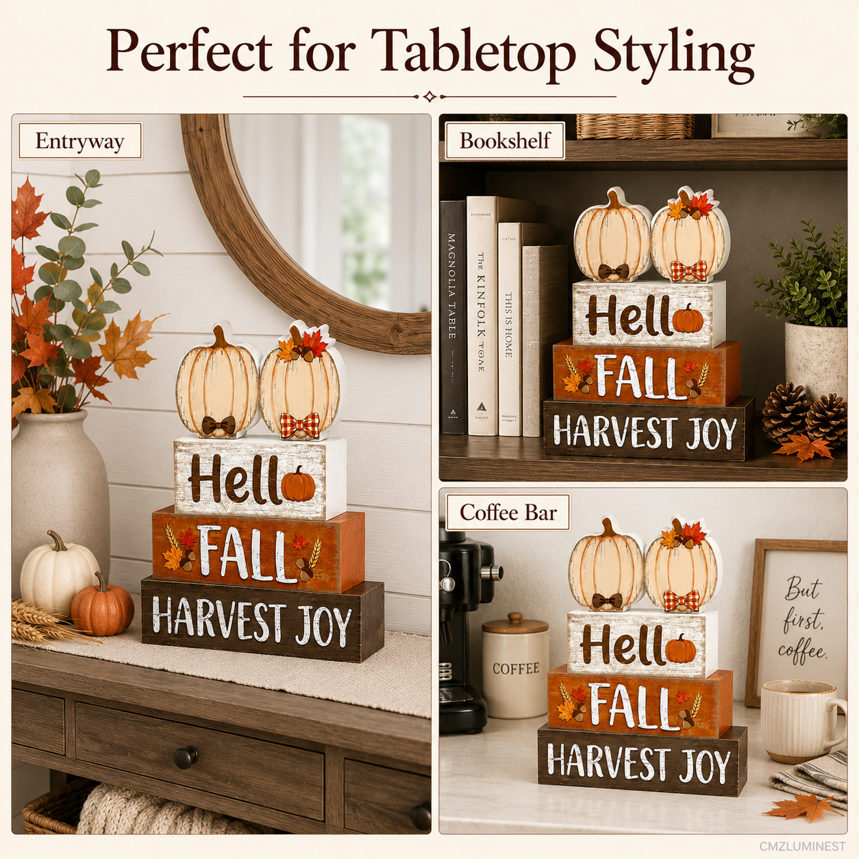 Autumn Layered Tray Decoration - مراجعة Home Bar Shelves وسعره
