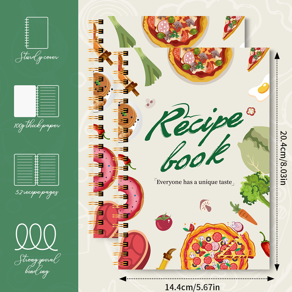 A5 Recipe Book with Full-Color - مراجعة Cocktail Recipe Book وسعره