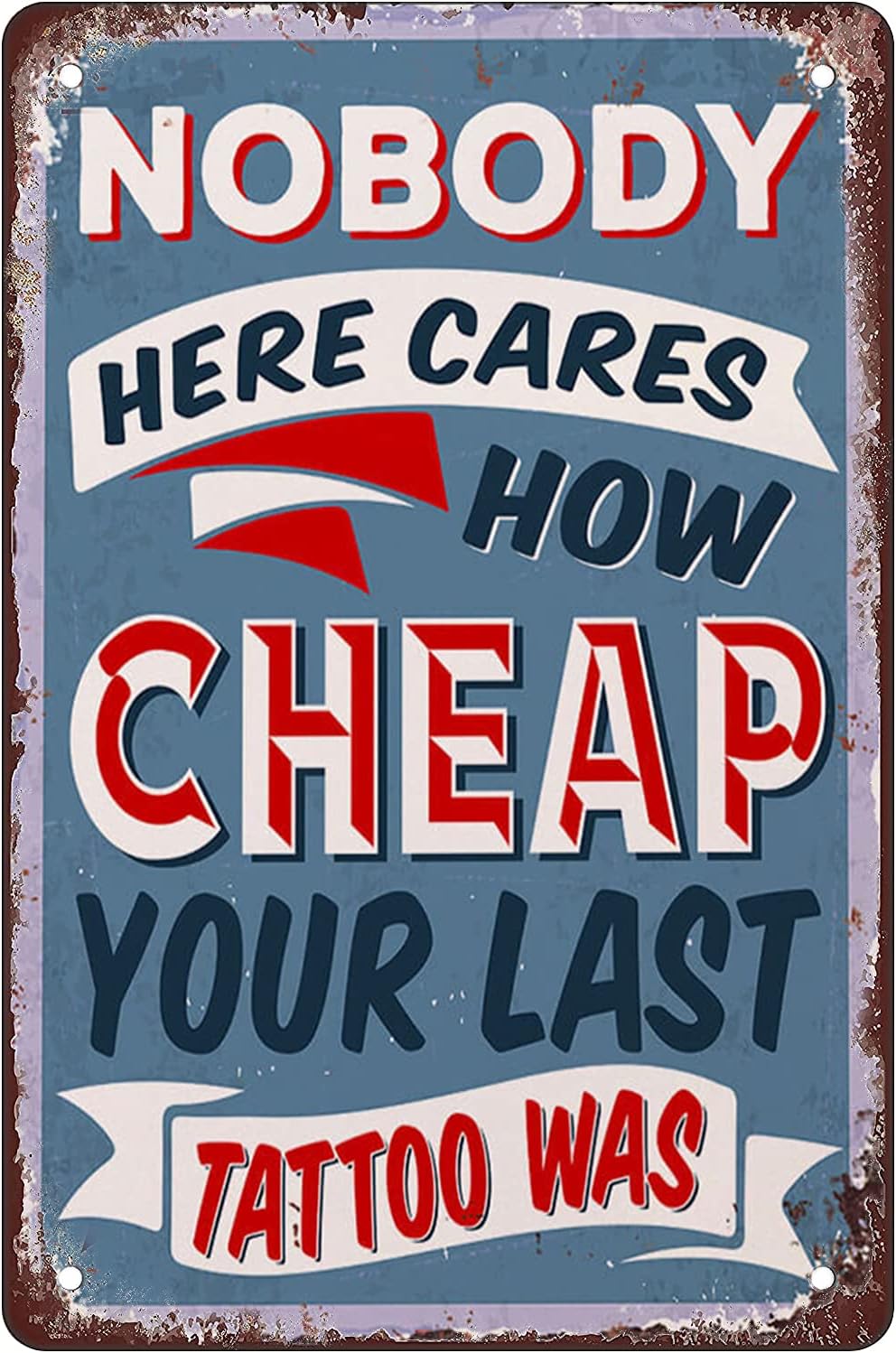 Tin Sign For Tattoo Retro Meta - مراجعة Home Bar And Restaurant وسعره