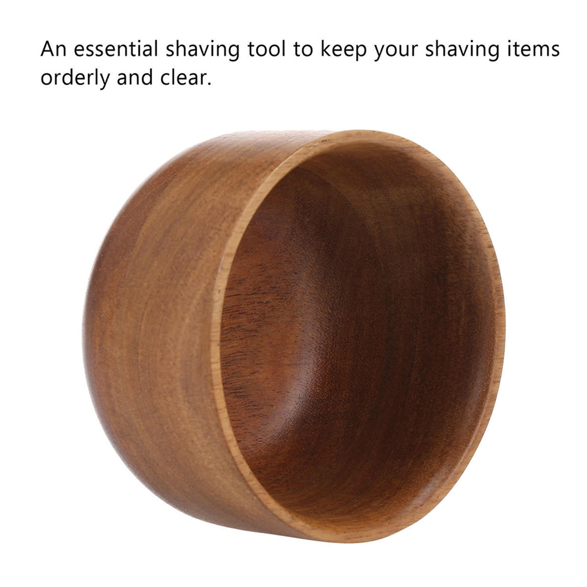 Wooden Men Shaving Bowl Light  - مراجعة Home Barber وسعره