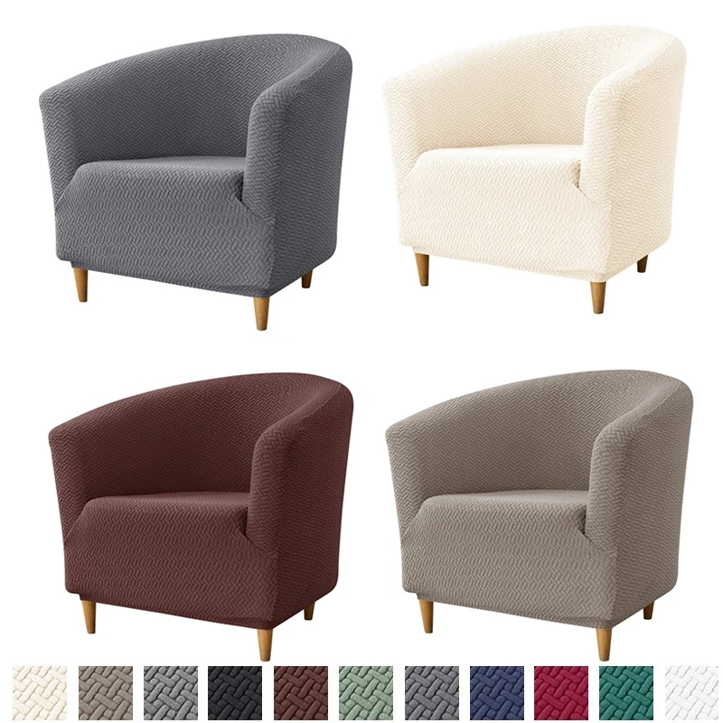 Elastic Club Chair Cover Jacqu - مراجعة Home Bar Seating وسعره