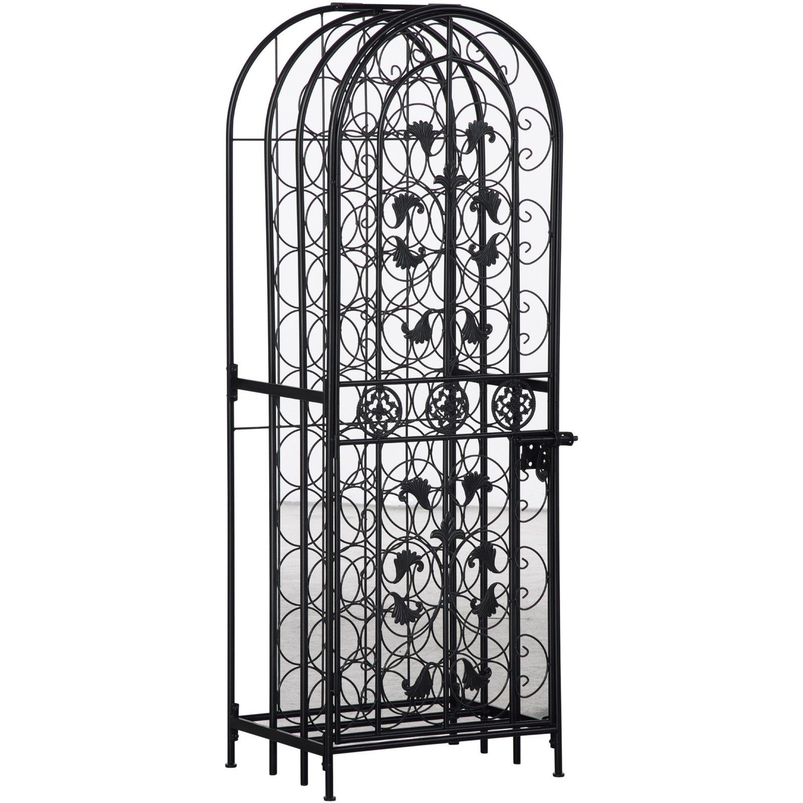Free Standing Wine Rack 45 Bot - مراجعة Home Bar And Cabinet وسعره