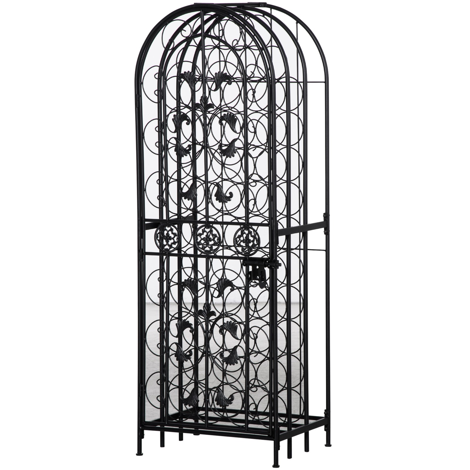Free Standing Wine Rack 45 Bot - مراجعة Home Bar And Cabinet وسعره