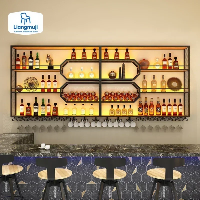 Drinks Bar Cabinet Portable Sh - مراجعة Home Bar Shelves وسعره