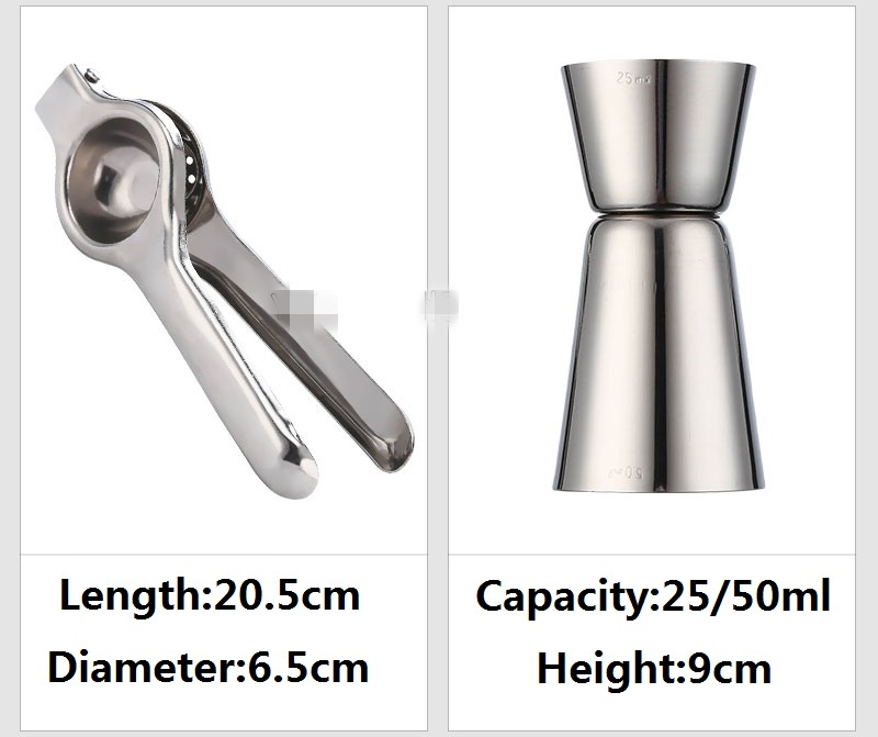 Cocktail Shaker Bar Set Stainl - مراجعة Boston Shaker Set وسعره