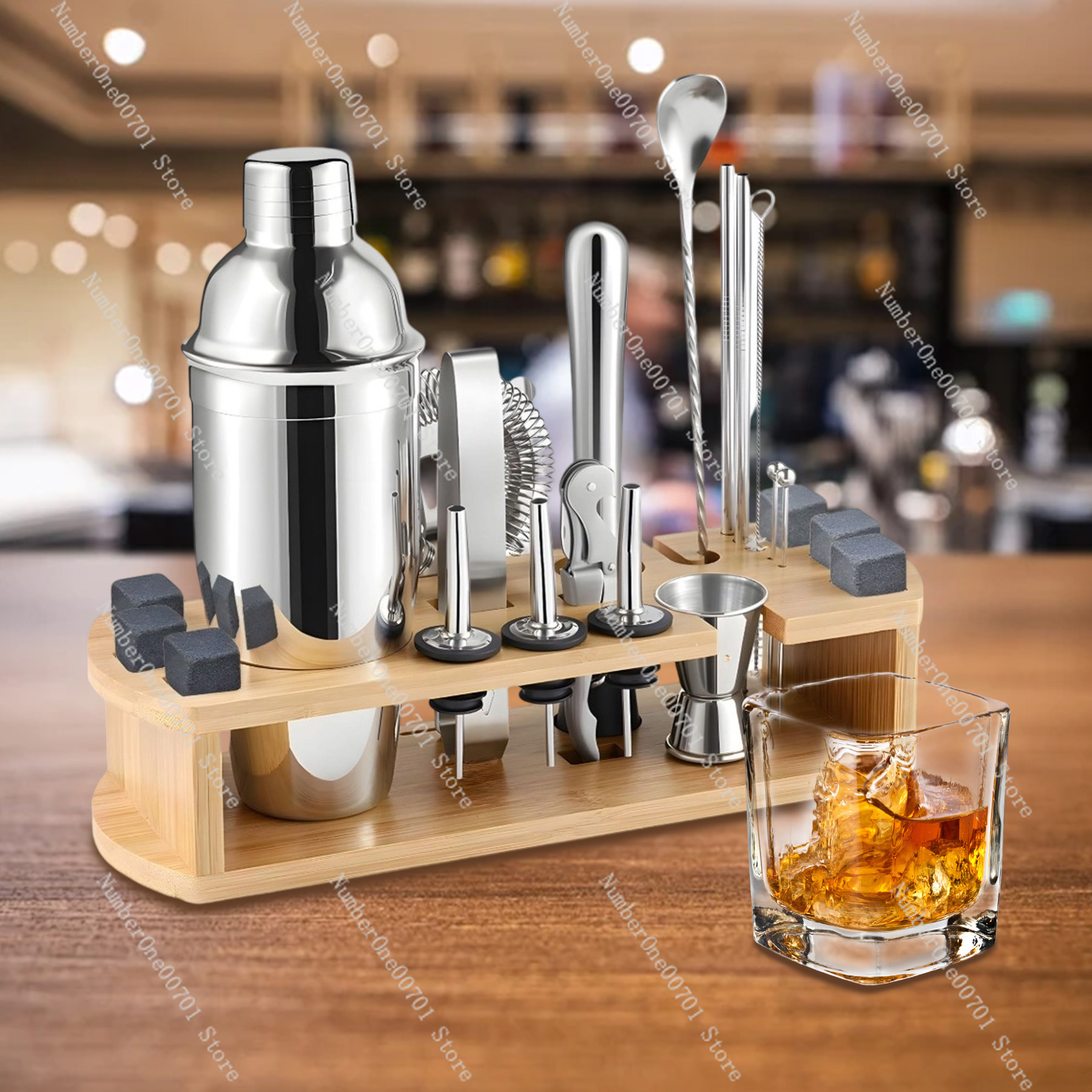 Stainless Steel Cocktail Shake - مراجعة Boston Shaker Set وسعره