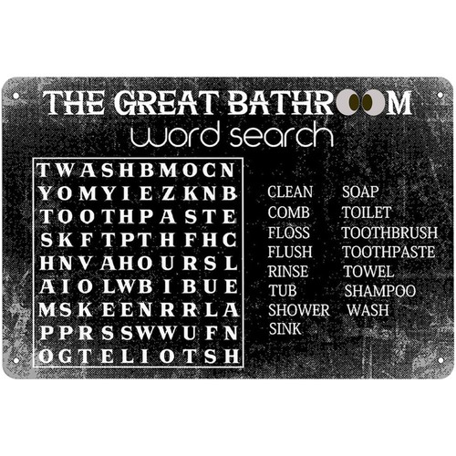 Funny Bathroom Word Search Met - مراجعة Home Bar Word وسعره