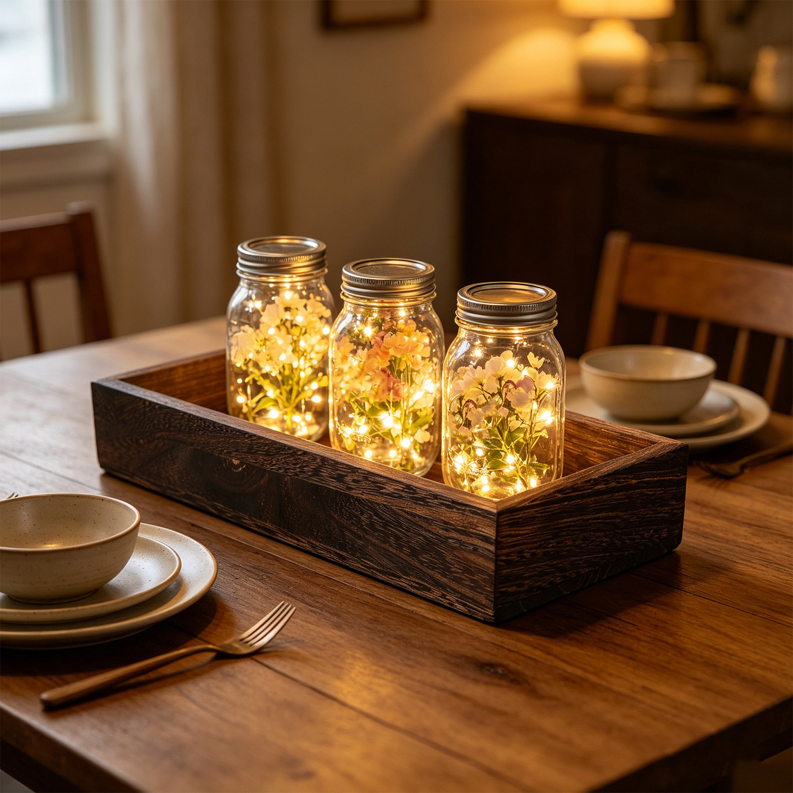 Wooden Tray for Candle Holder  - مراجعة Home Bar And Counter وسعره