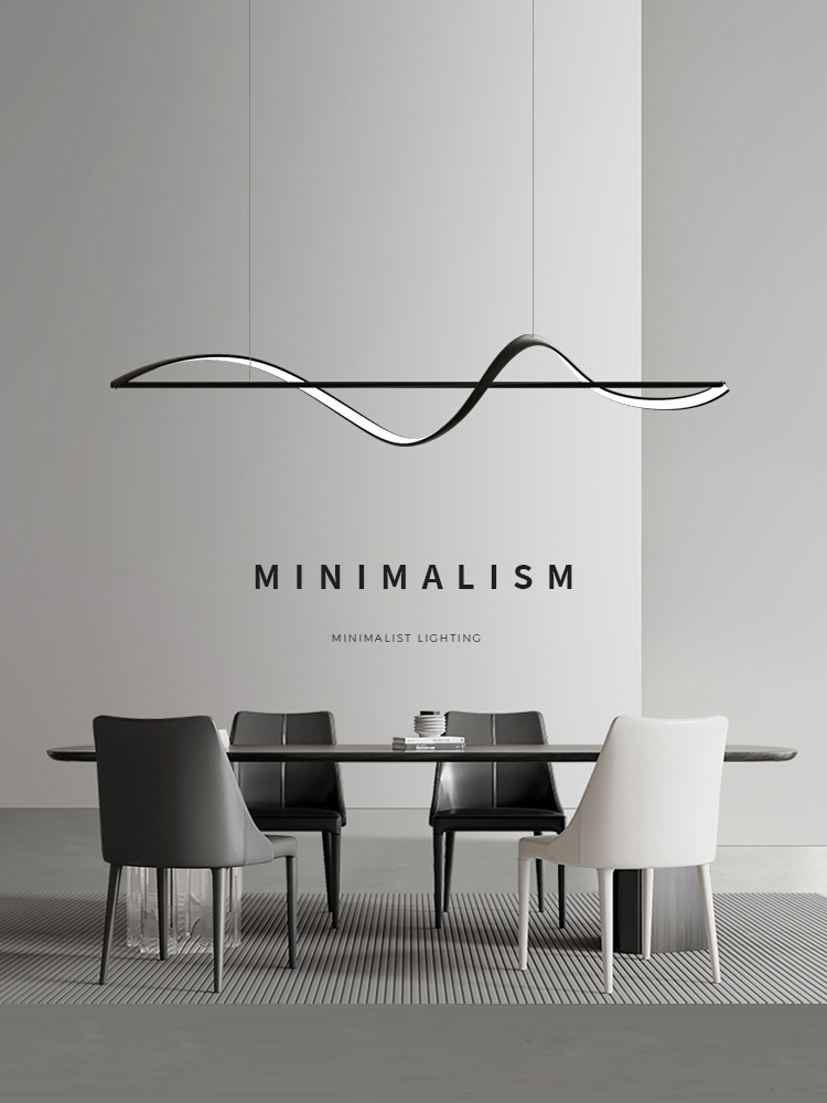 Modern Minimalism Curve Led Pe - مراجعة Home Bar Word وسعره