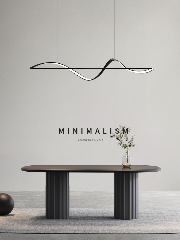 Modern Minimalism Curve Led Pe - مراجعة Home Bar Word وسعره
