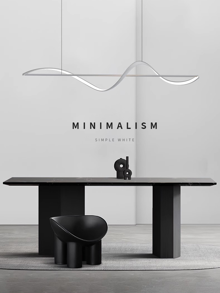 Modern Minimalism Curve Led Pe - مراجعة Home Bar Word وسعره