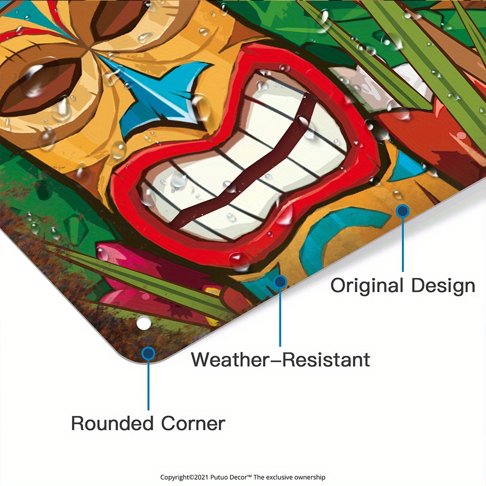 Custom  Decor Tiki Bar Sign, P - مراجعة Home Bar Cafe وسعره