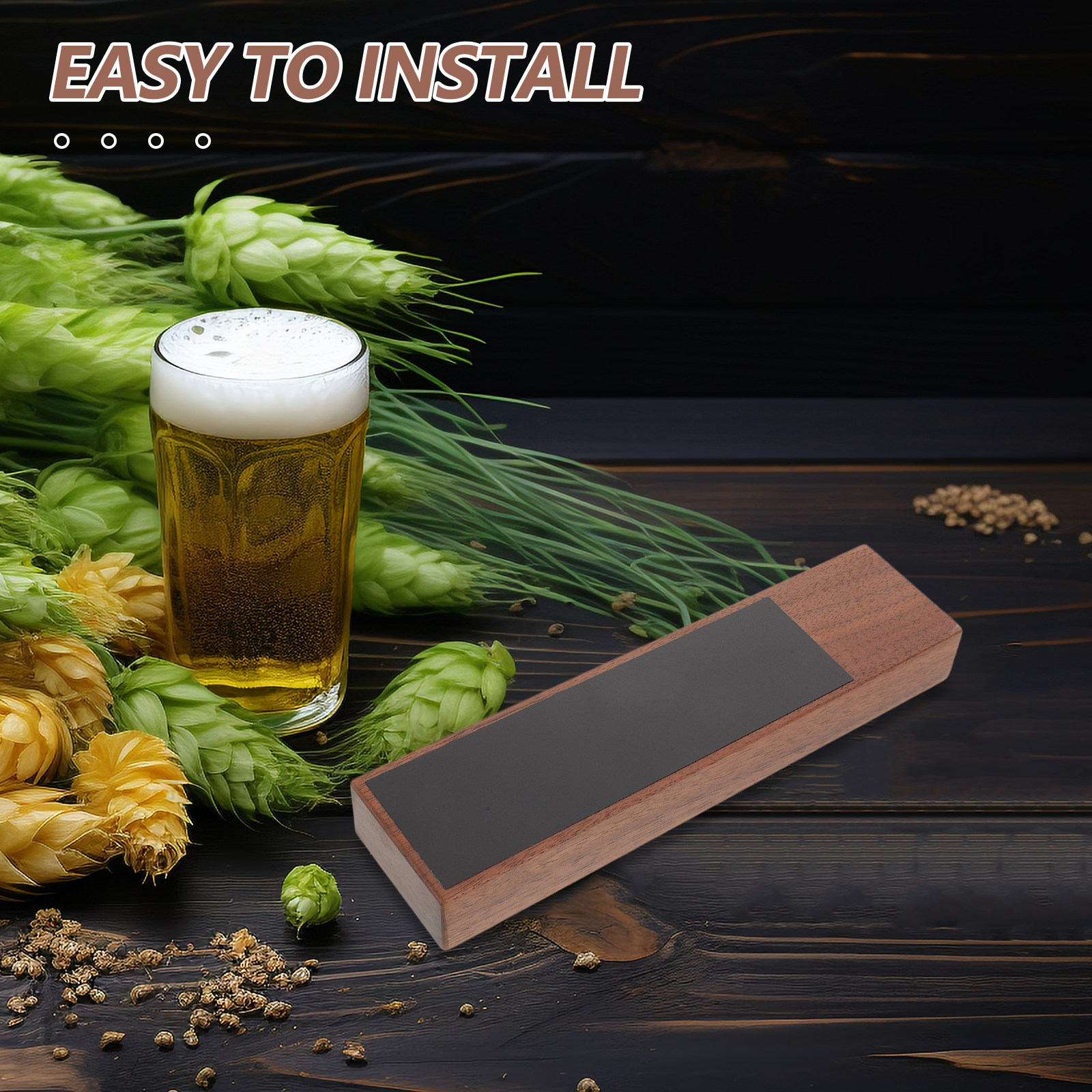 Rustic Wooden Keg Tap Handle w - مراجعة Home Bar And Restaurant وسعره