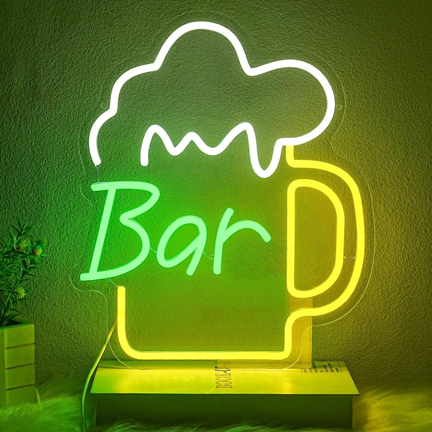 Beer Bar Neon Sign USB Dimmabl - مراجعة Home Bar Signs وسعره