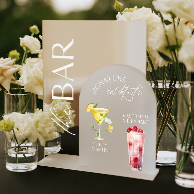 Wedding Bar Menu,Signature Dri - مراجعة Cocktail Recipe Book وسعره