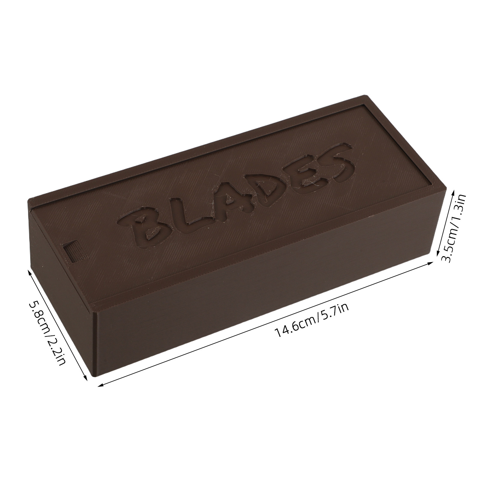 Brown Plastic Blade Storage Ca - مراجعة Home Barber وسعره