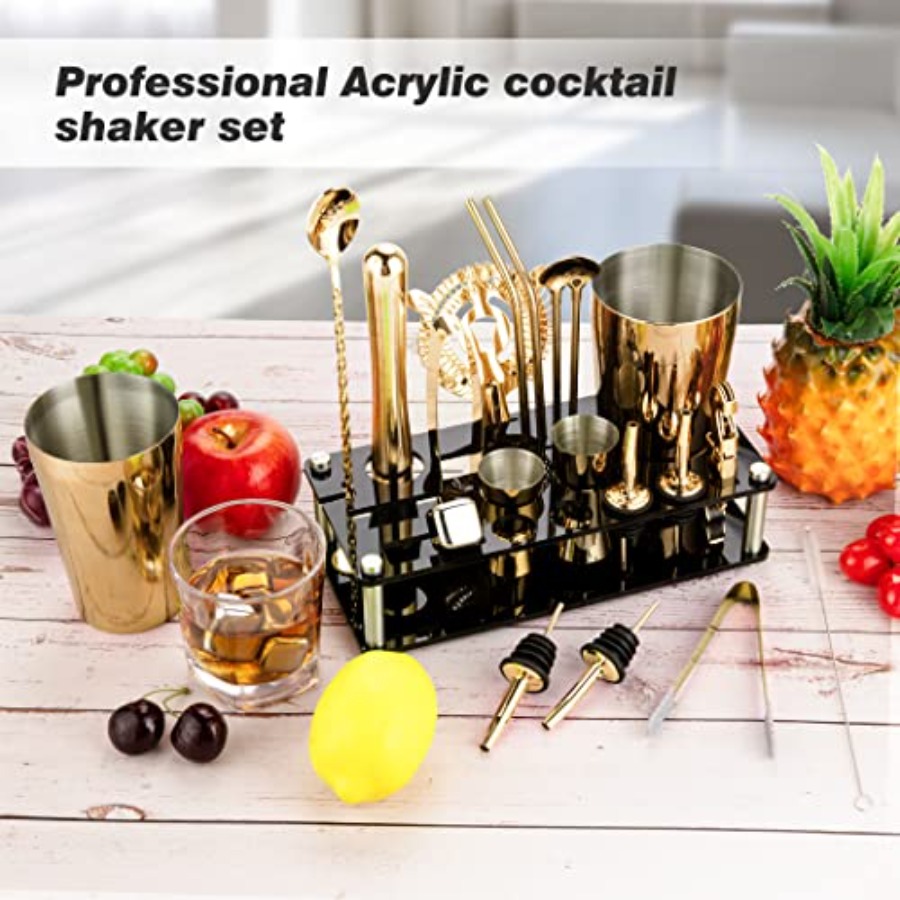 Cocktail Shaker Set 23-Piece B - مراجعة Boston Shaker Set وسعره