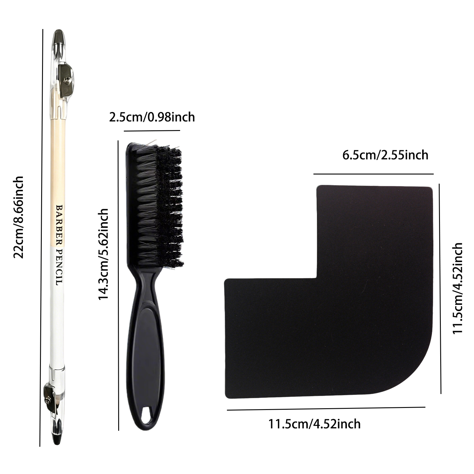 3Pcs Double-sided Barber Beard - مراجعة Home Barber وسعره