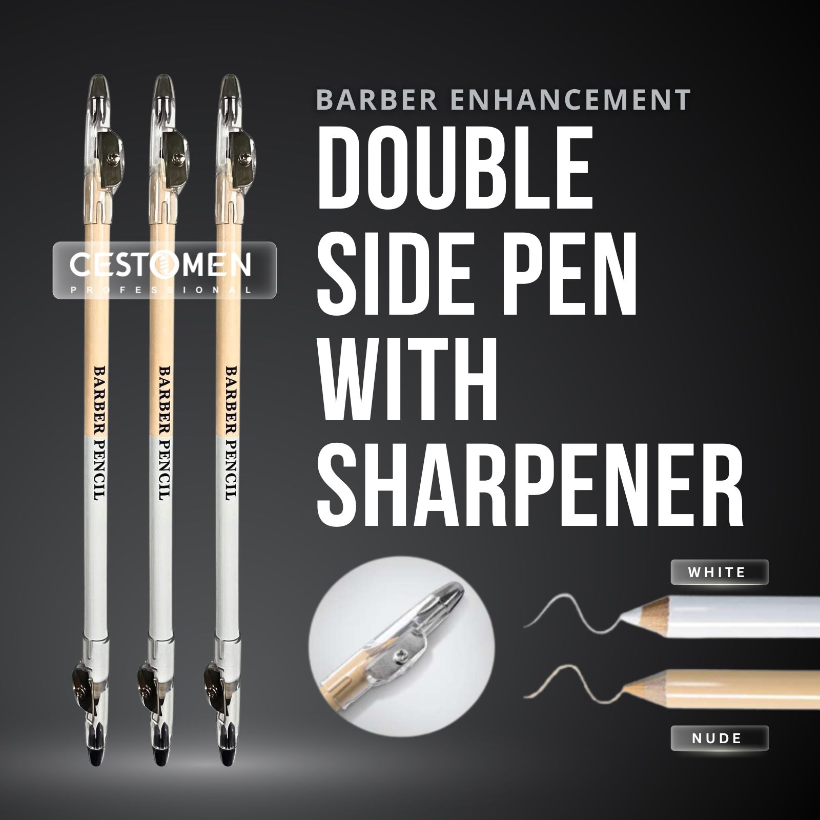 3Pcs Double-sided Barber Beard - مراجعة Home Barber وسعره