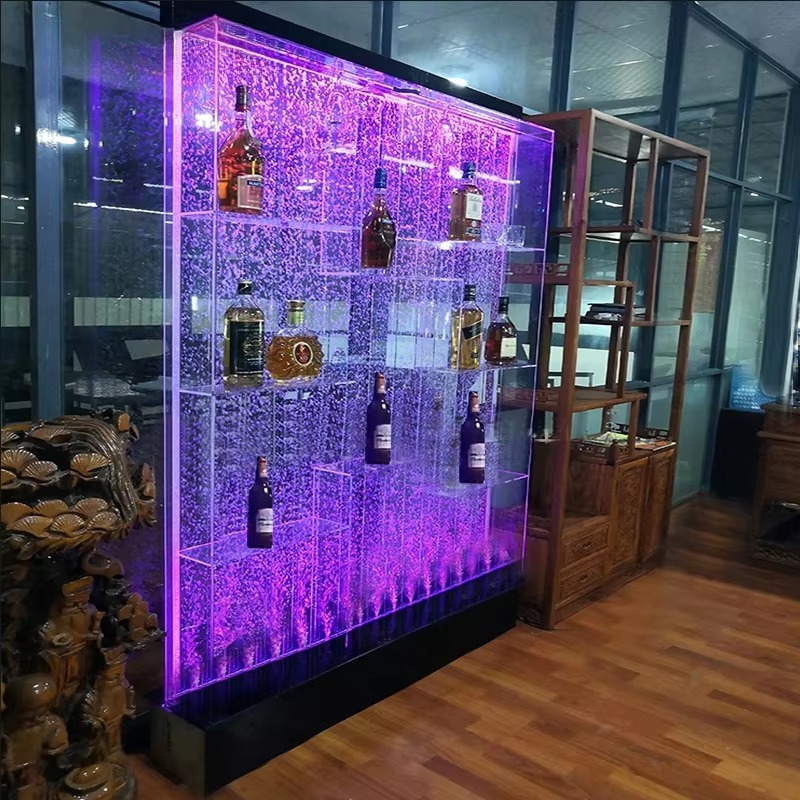Customized Acrylic LED Water B - مراجعة Home Bar Stand وسعره