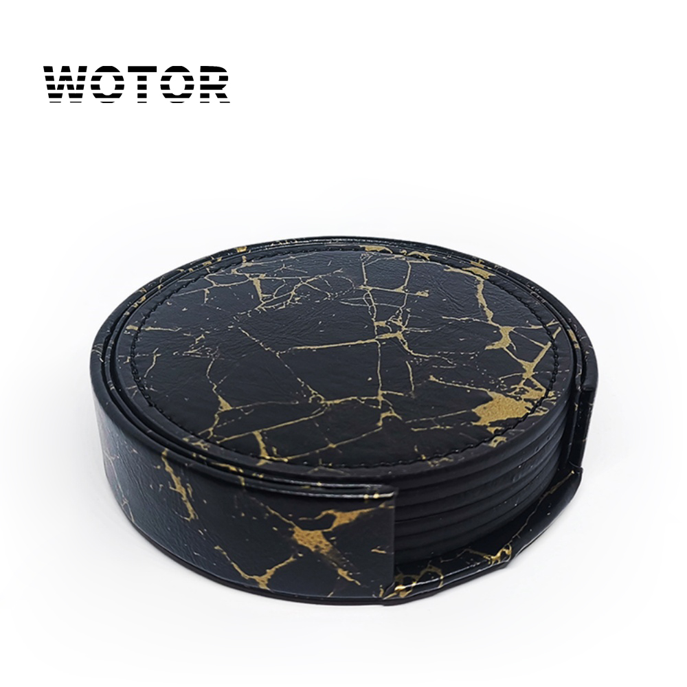 WOTOR 6PCS Stone Grain Leather - مراجعة Home Bar And Counter وسعره