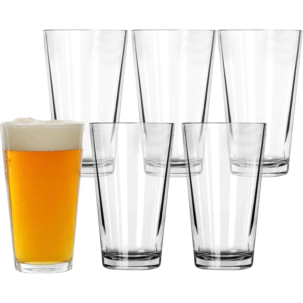 16 oz Pint Glasses 6 Pcs Set D - مراجعة Highball Glass Set وسعره