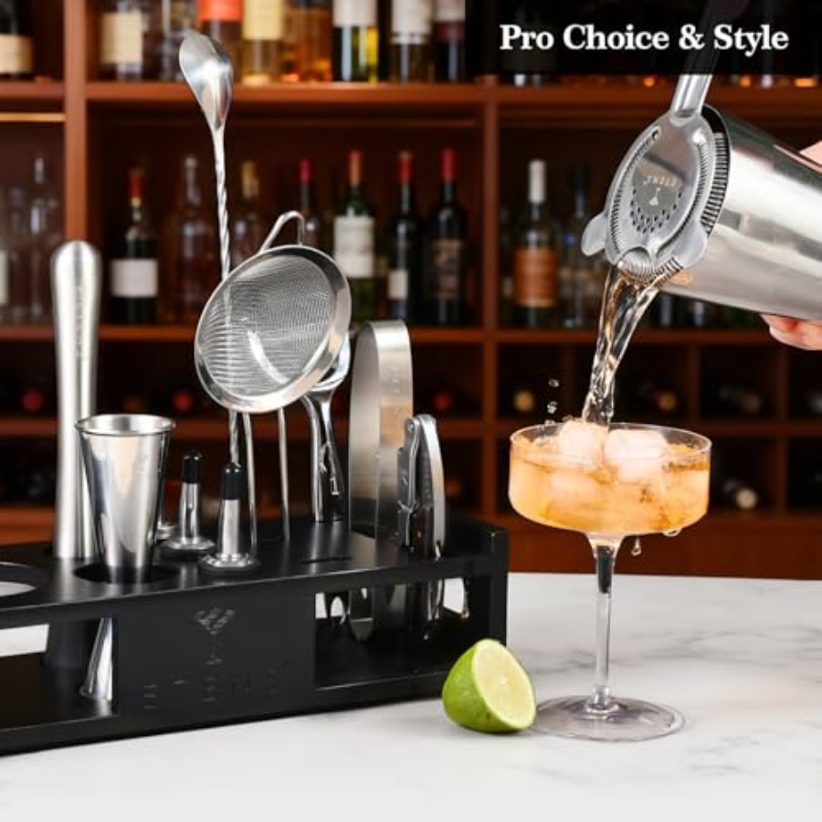 Cocktail Shaker Set Drink Mixe - مراجعة Boston Shaker Set وسعره