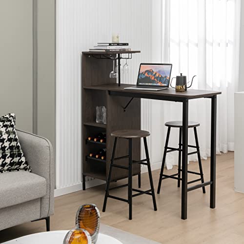 3-Piece Industrial Bar Set: Br - مراجعة Home Bar And Counter وسعره