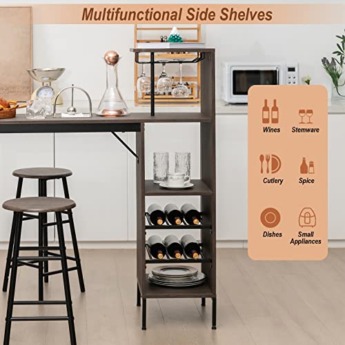 3-Piece Industrial Bar Set: Br - مراجعة Home Bar And Counter وسعره