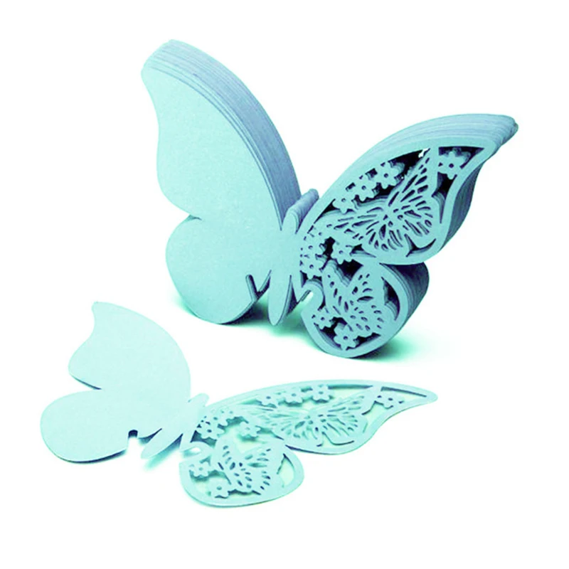 50Pcs/lot 3D Butterfly Party C - مراجعة Cocktail Recipe Book وسعره