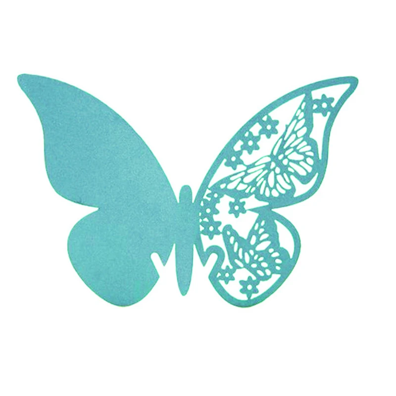 50Pcs/lot 3D Butterfly Party C - مراجعة Cocktail Recipe Book وسعره