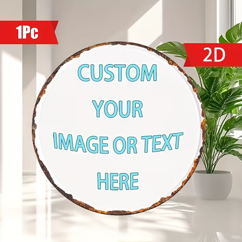 Custom Round Metal Tin Sign, P - مراجعة Home Bar Signs وسعره