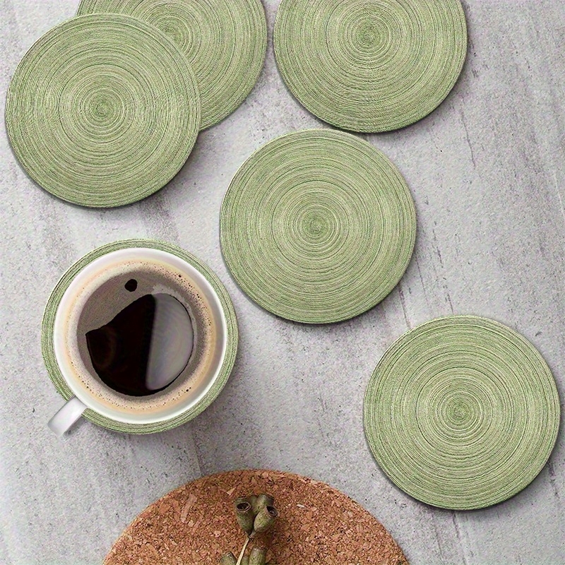 6pcs 4in Round Retro Green Gro - مراجعة Home Bar Setup وسعره